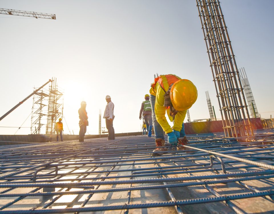 Construction worker on site